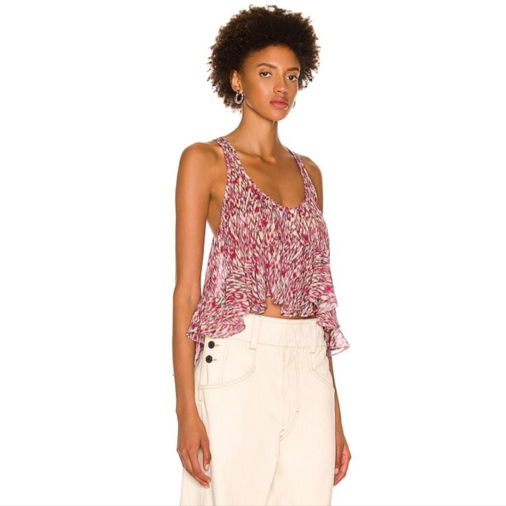 ISABEL MARANT ETOILE Slimea Tank Top Size 40 Small - Picture 5 of 6